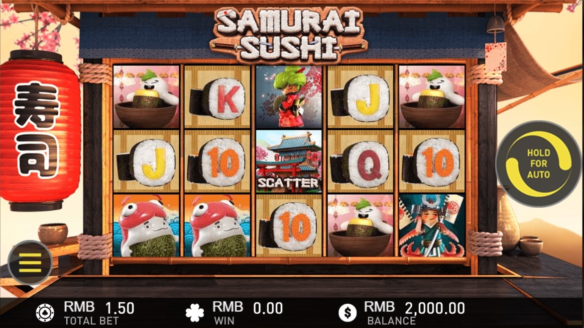 Samurai Sushi Slot Gameplay