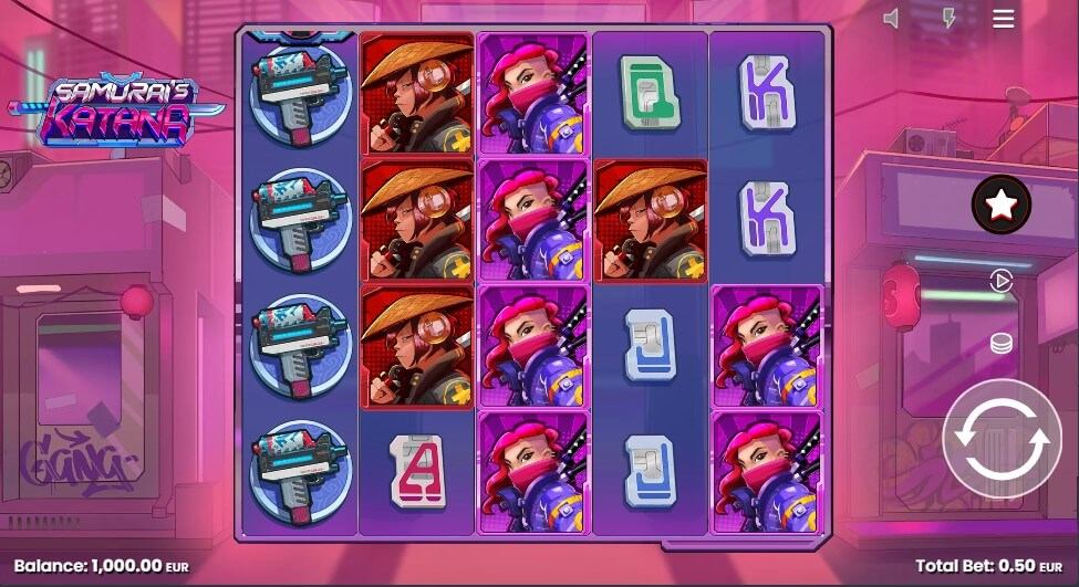 Samurai's Katana Slot Gameplay