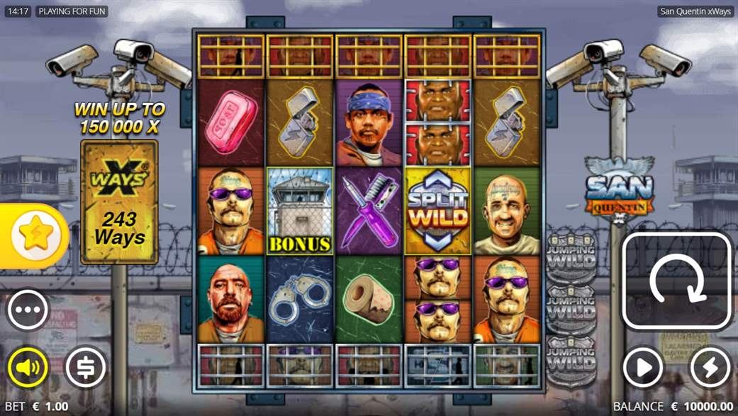 San Quentin Xways Slot Gameplay