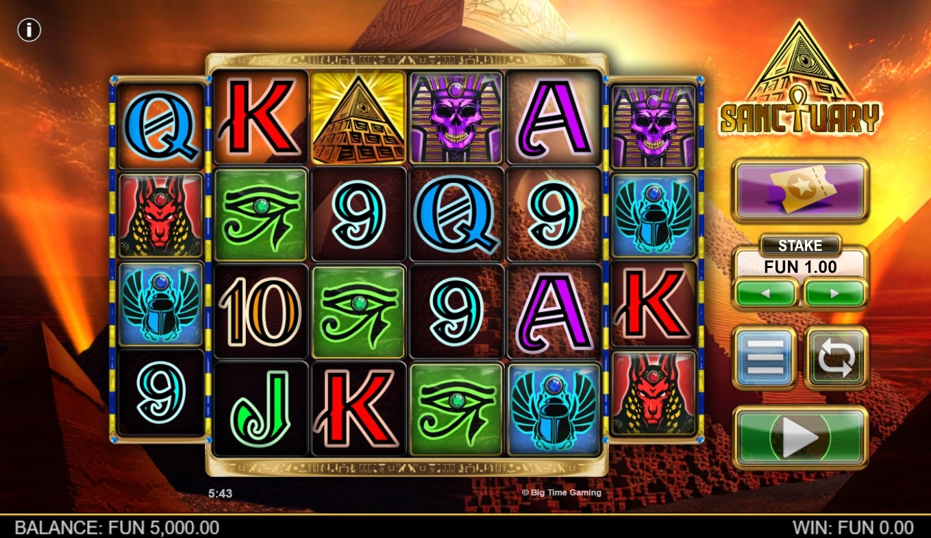 Sanctuary Slot Gameplay