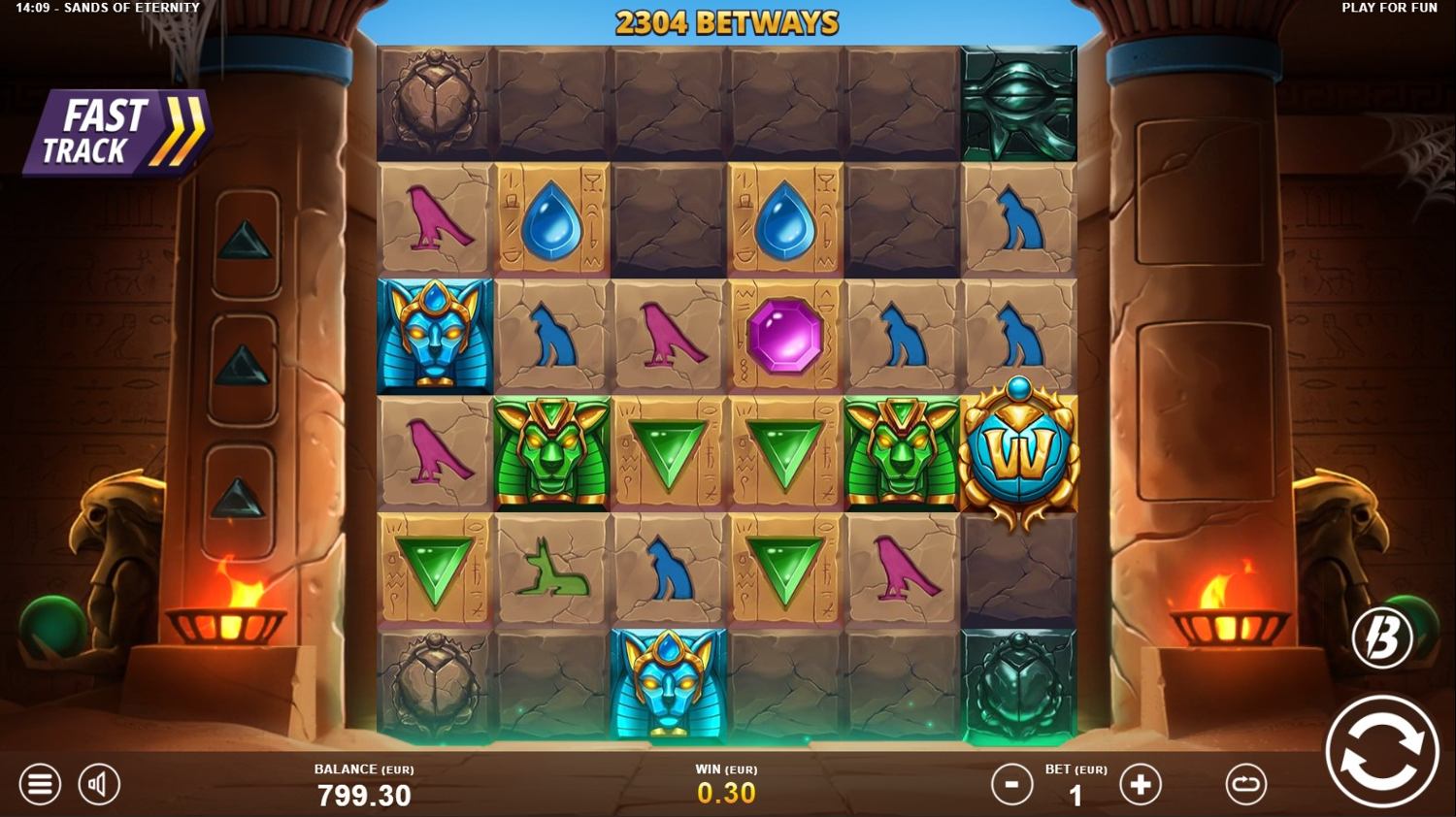 Sands of Eternity Slot Gameplay