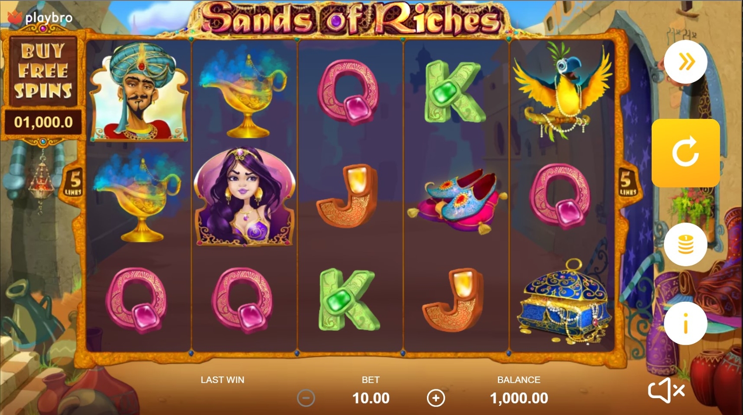 Sands of Riches Slot Gameplay
