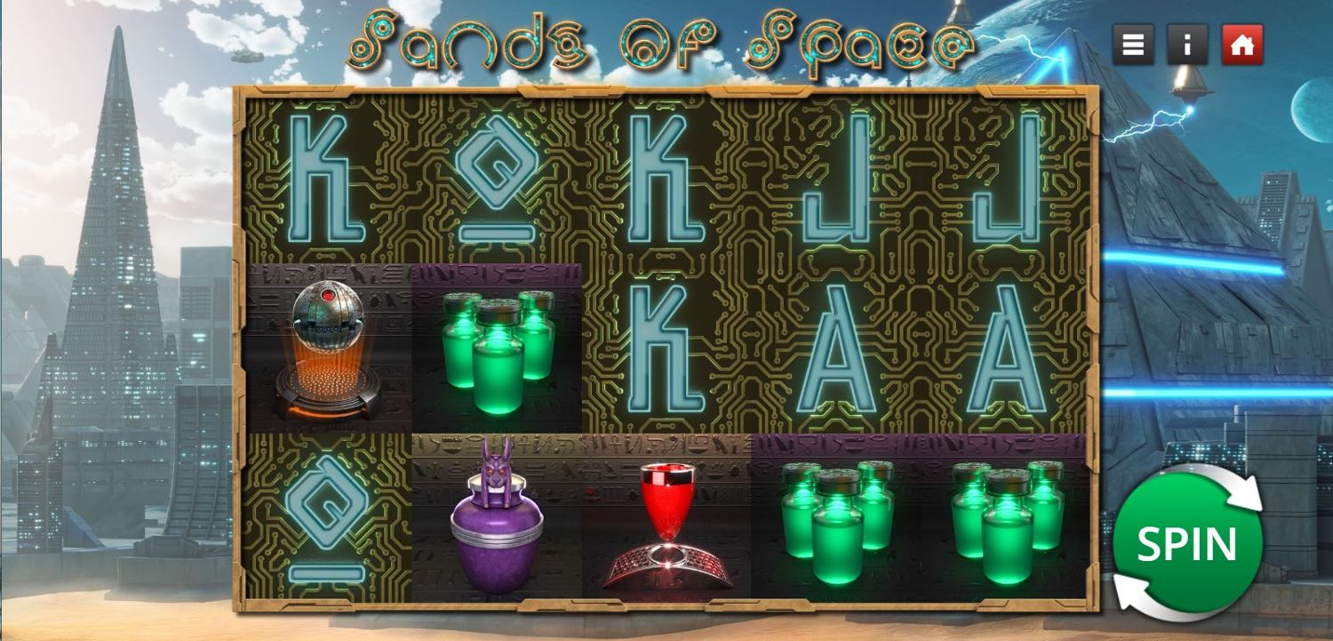 Sands of Space Slot Gameplay