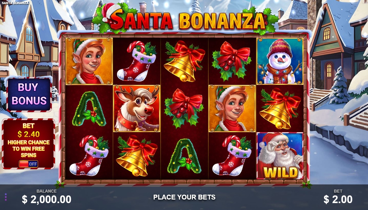 Santa Bonanza Slot Gameplay