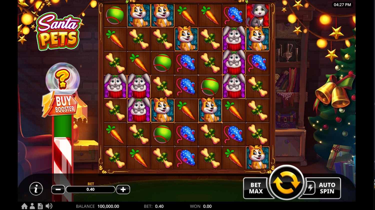 Santa Pets Slot Gameplay