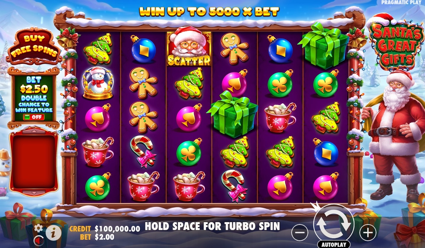 Santa's Great Gifts Slot Gameplay