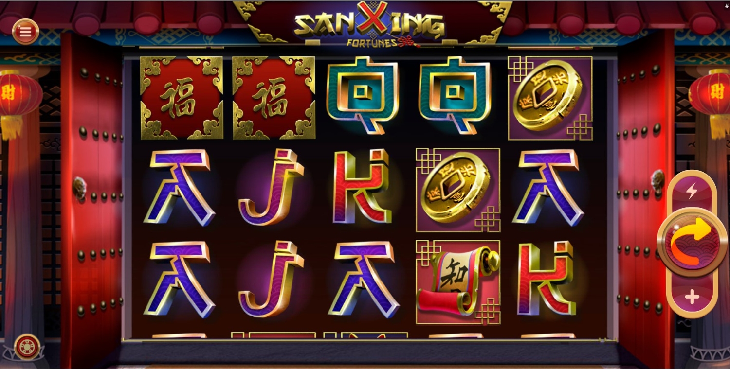 Sanxing Fortunes Slot Gameplay