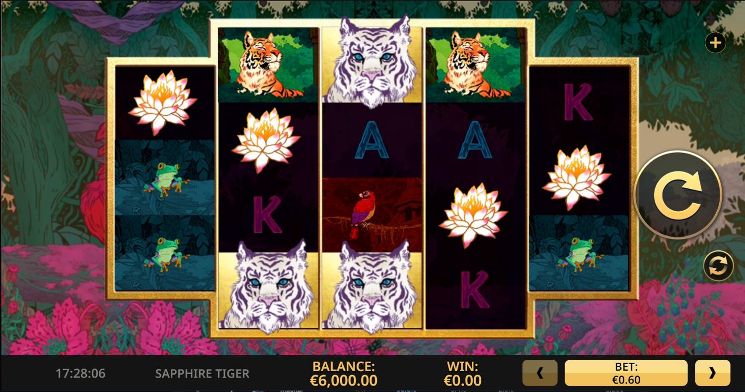 Sapphire Tiger Slot Gameplay