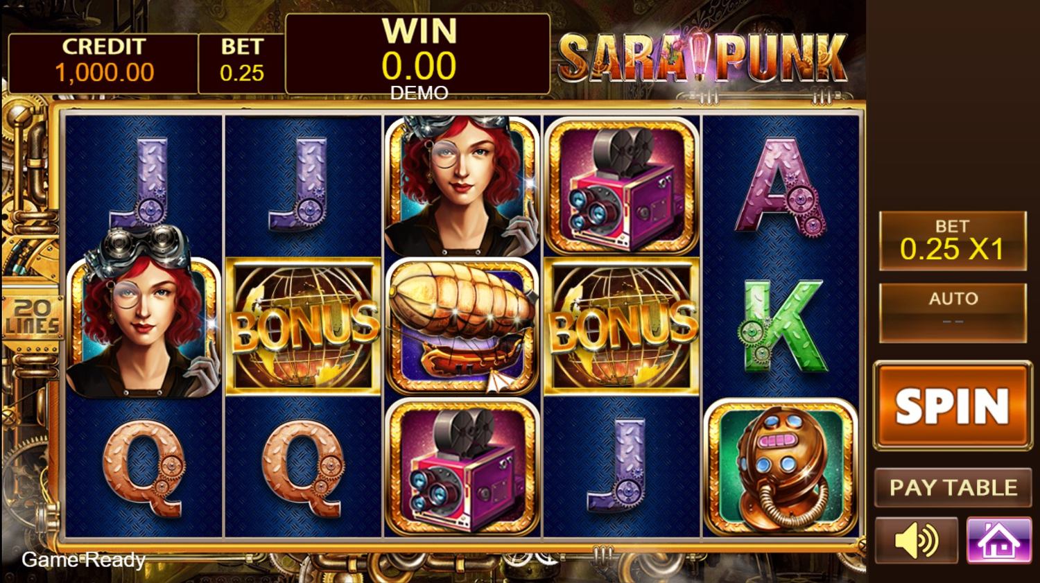 Sara Punk Slot Gameplay