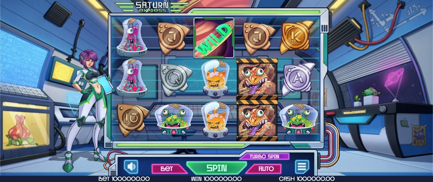 Saturn Express Slot Gameplay