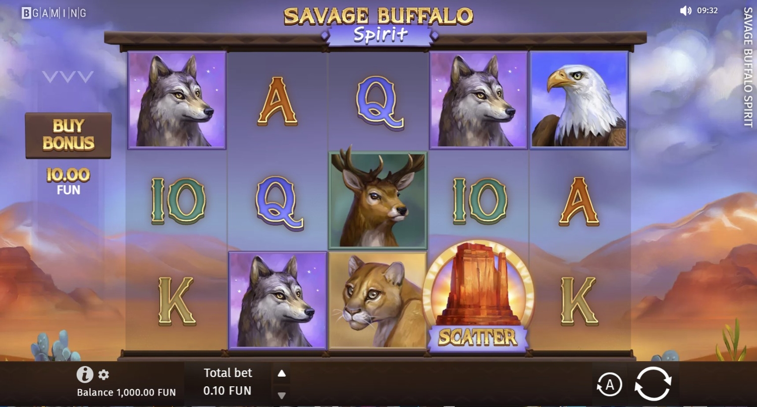 Savage Buffalo Spirit Slot Gameplay