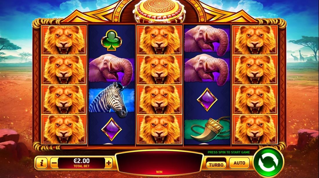 Savage Lion Slot Gameplay