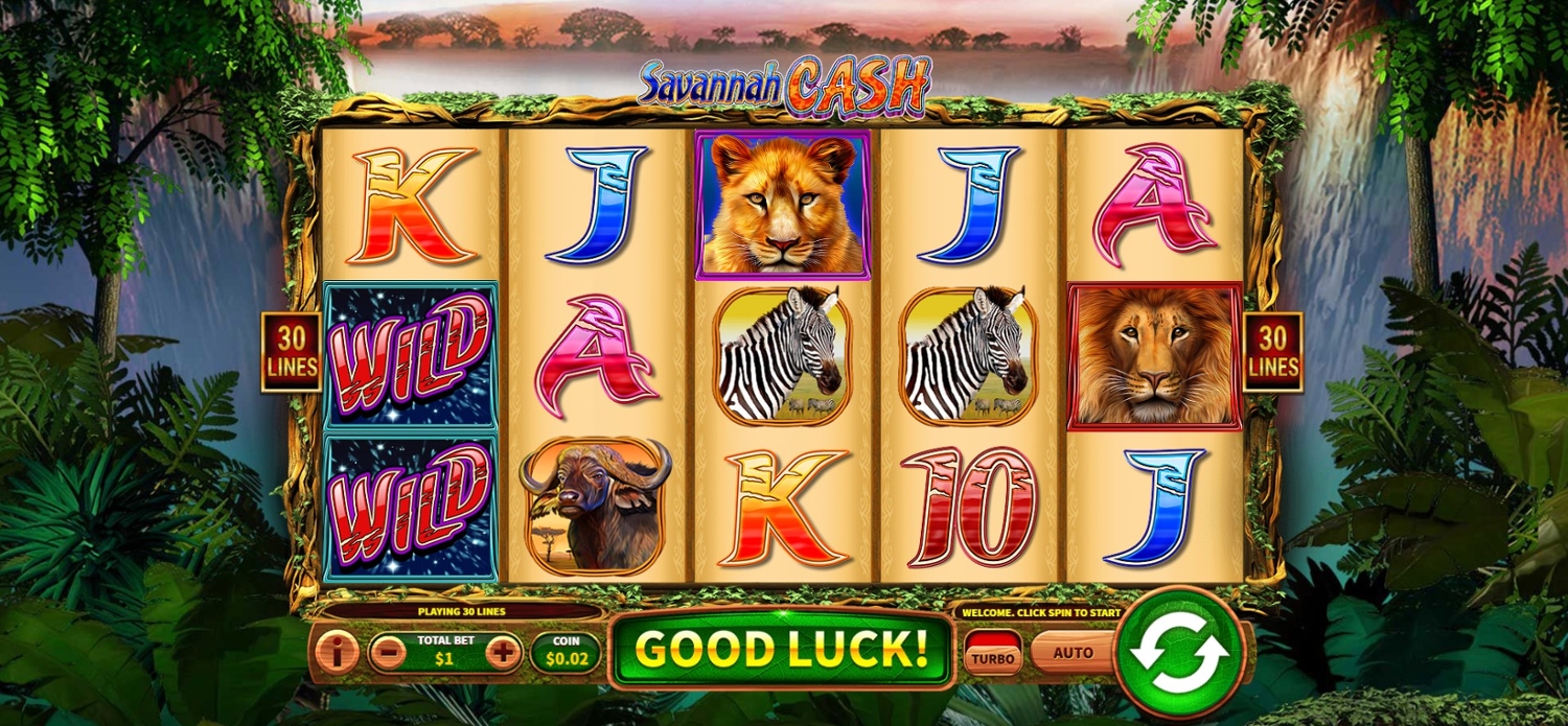 Savannah Cash Slot Gameplay