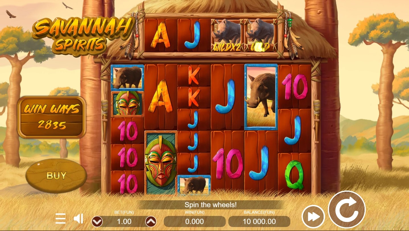 Savannah Spirits Slot Gameplay