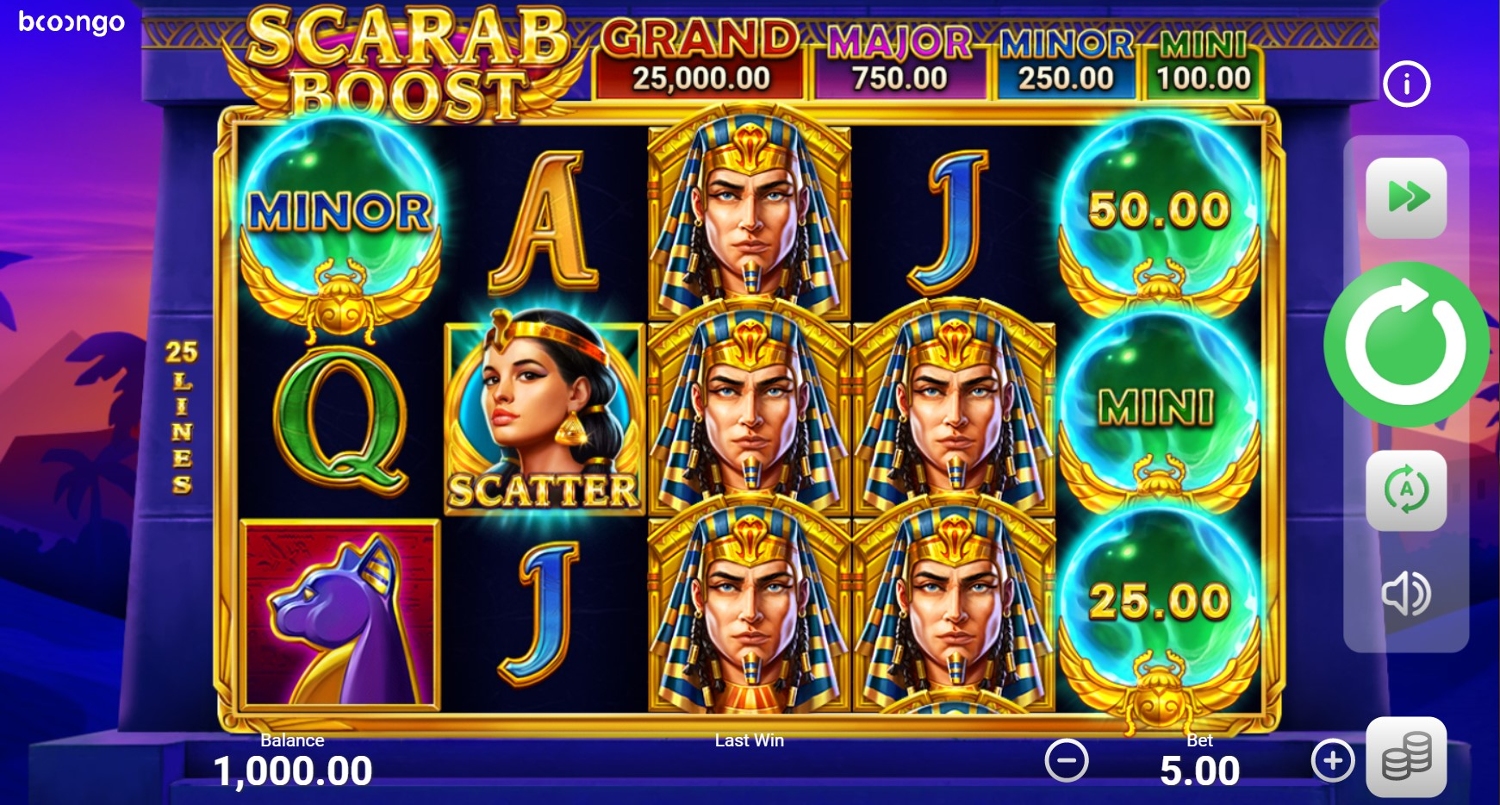 Scarab Boost Slot Gameplay