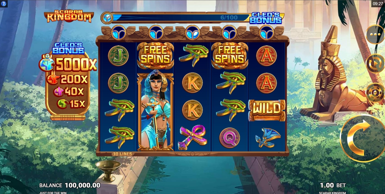 Scarab Kingdom Slot Gameplay