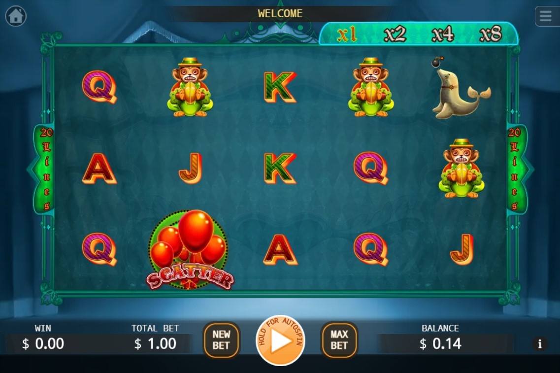 Scary Clown (KA Gaming) Slot Gameplay