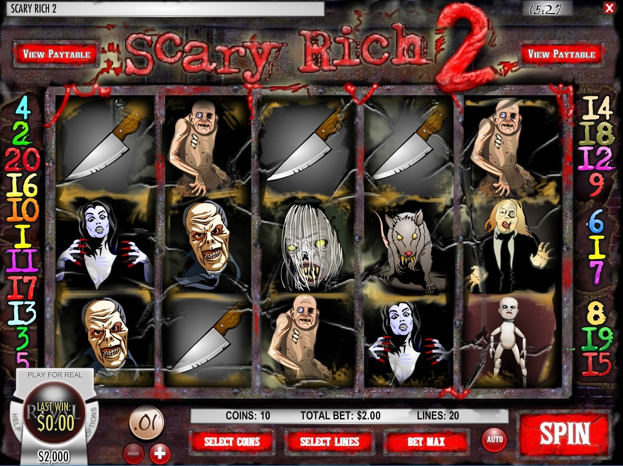 Scary Rich 2 Slot Gameplay