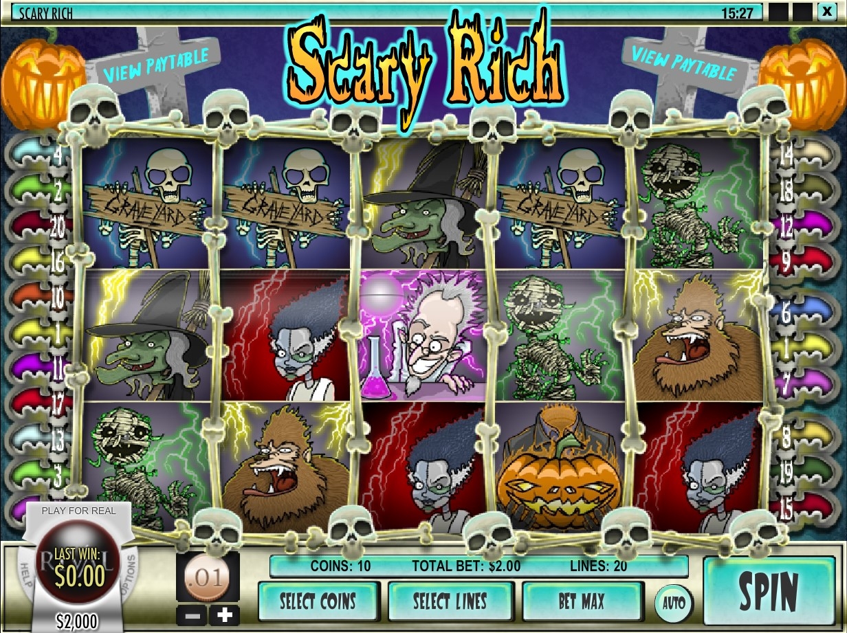 Scary Rich Slot Gameplay
