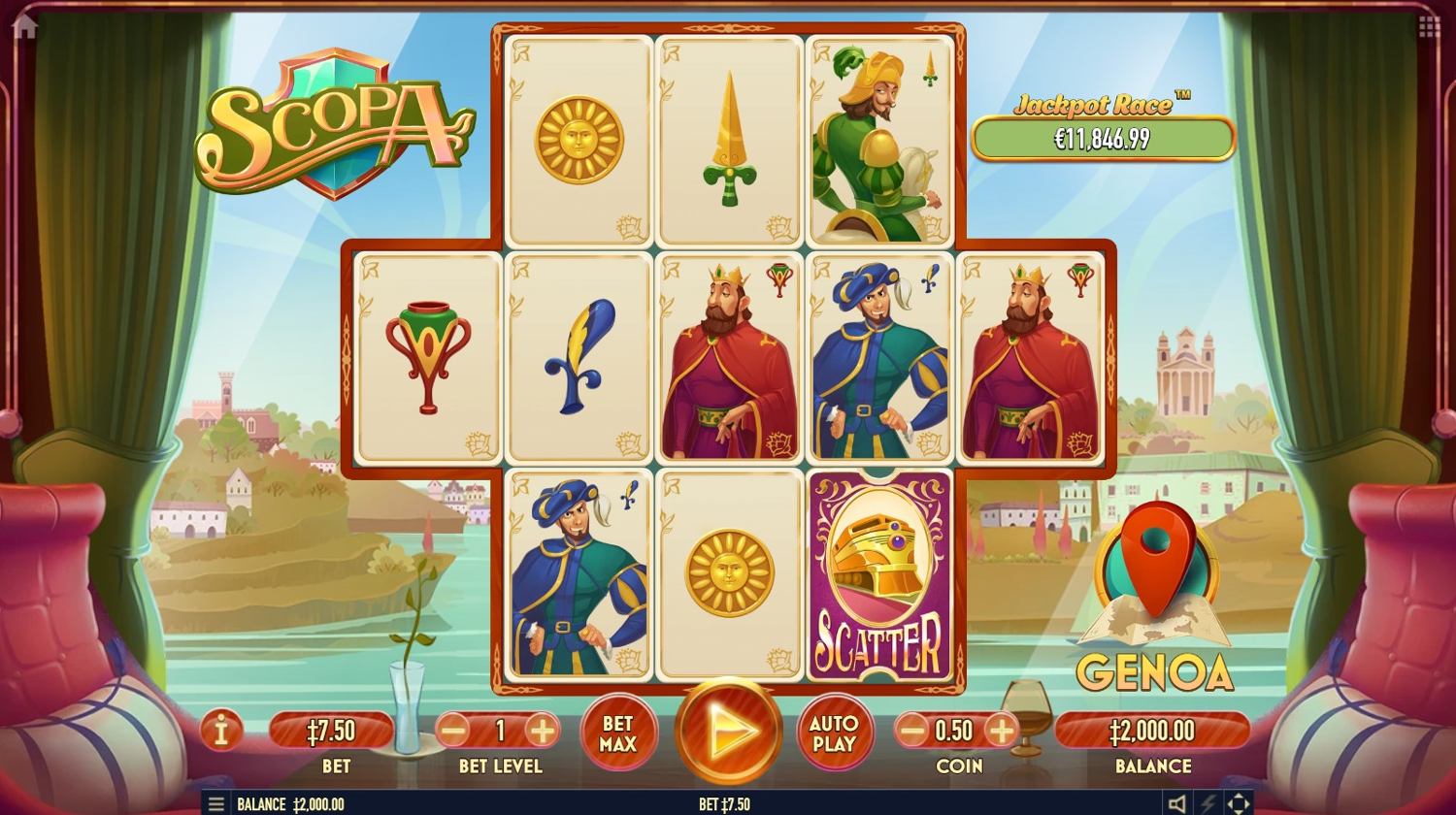 Scopa Slot Gameplay
