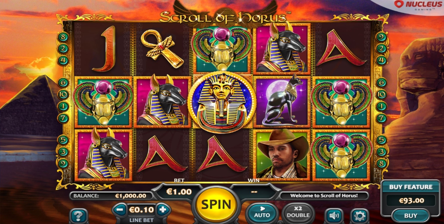Scroll of Horus Slot Gameplay