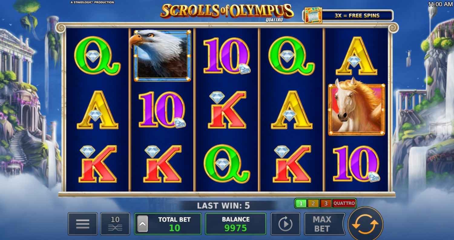 Scrolls of Olympus Slot Gameplay