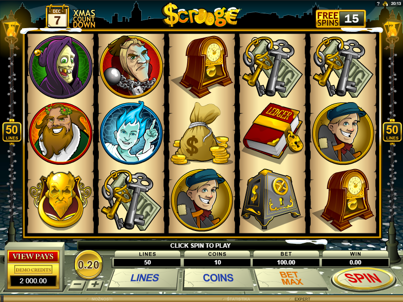 Scrooge Slot Gameplay