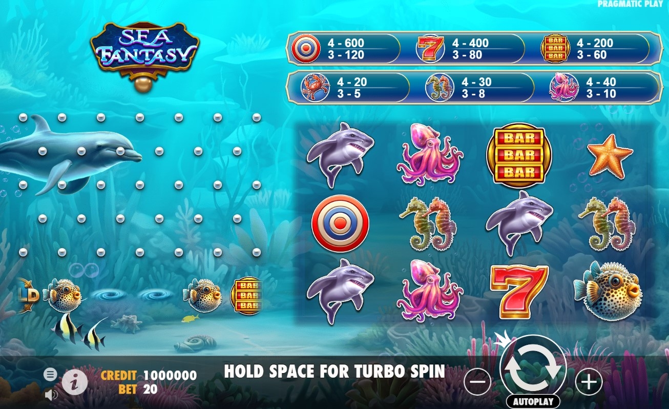 Sea Fantasy Slot Gameplay