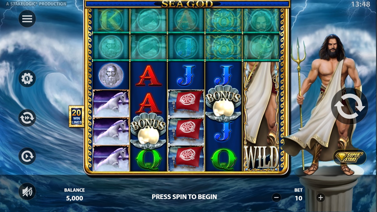 Sea God Slot Gameplay