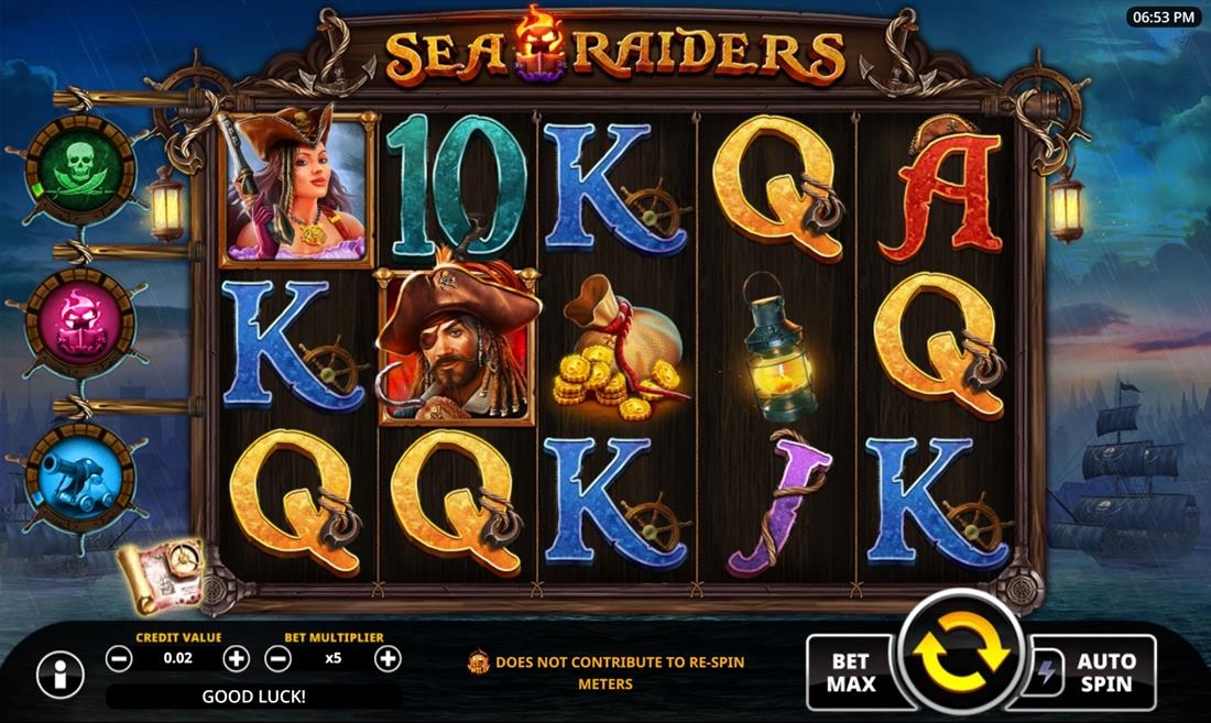 Sea Raiders Slot Gameplay