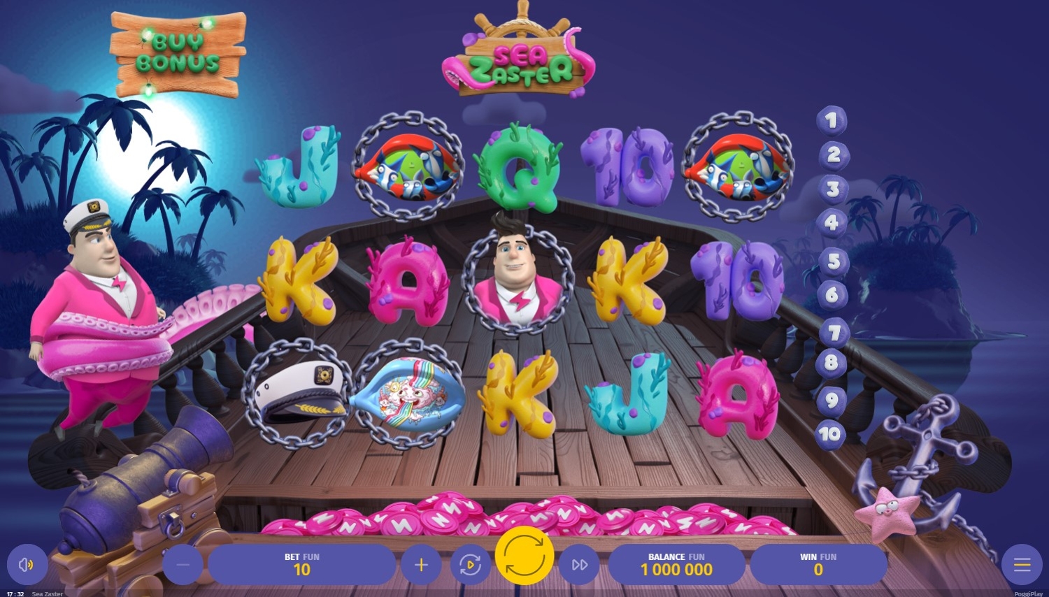 Seazaster Slot Gameplay