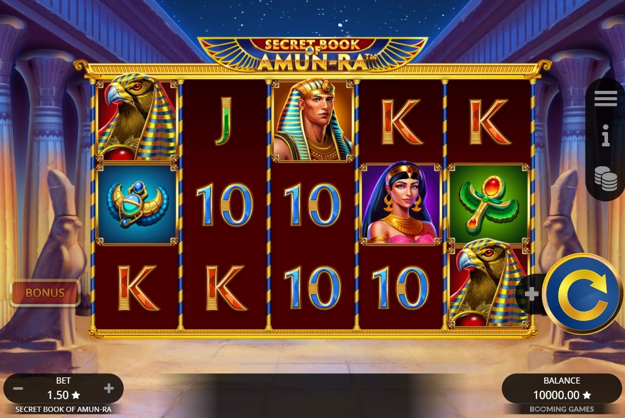 Secret Book of Amun Ra Slot Gameplay