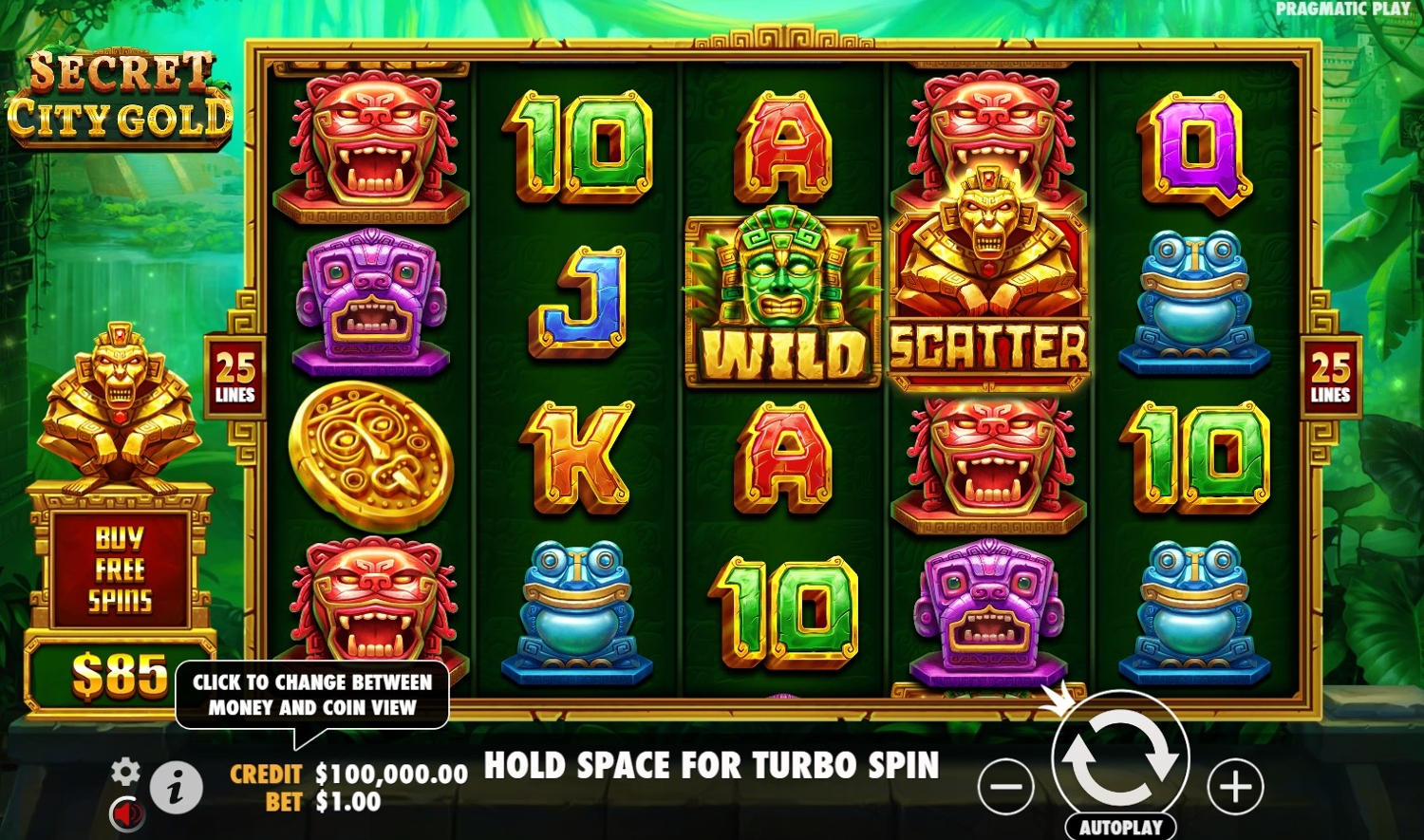 Secret City Gold Slot Gameplay