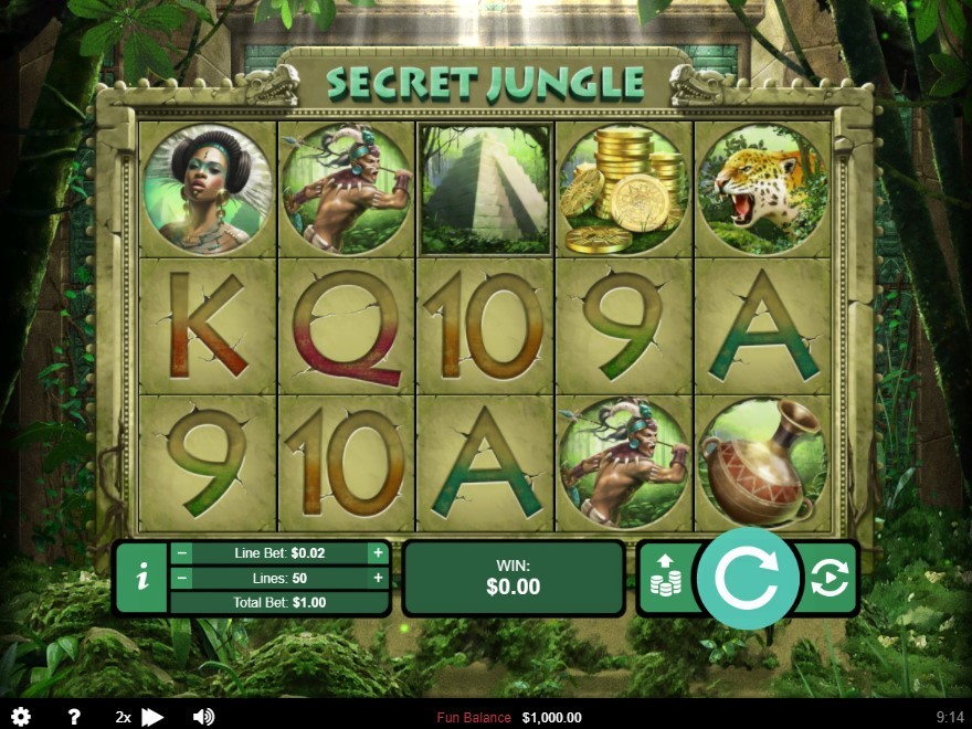 Secret Jungle Slot Gameplay