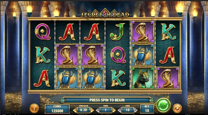 Secret of Dead Slot Gameplay