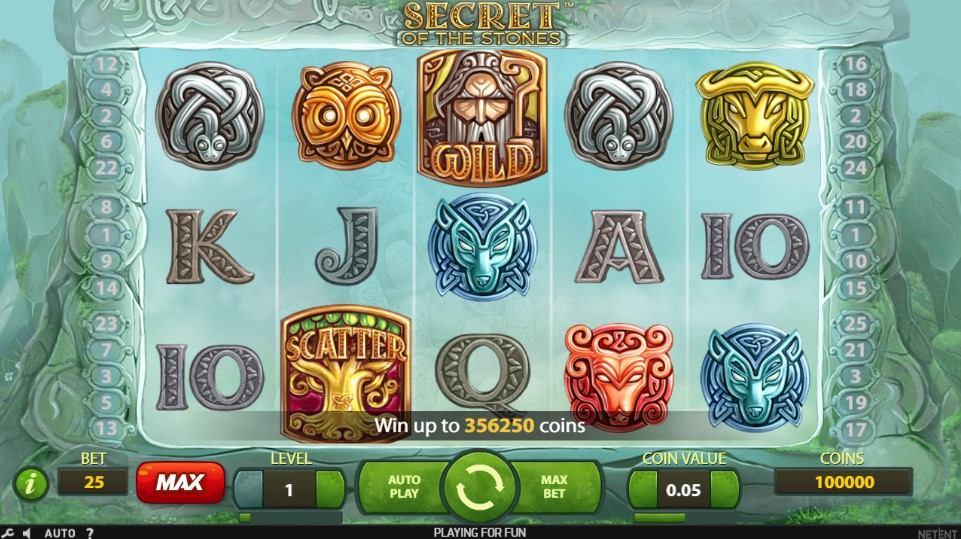 Secret of the Stones Slot Gameplay
