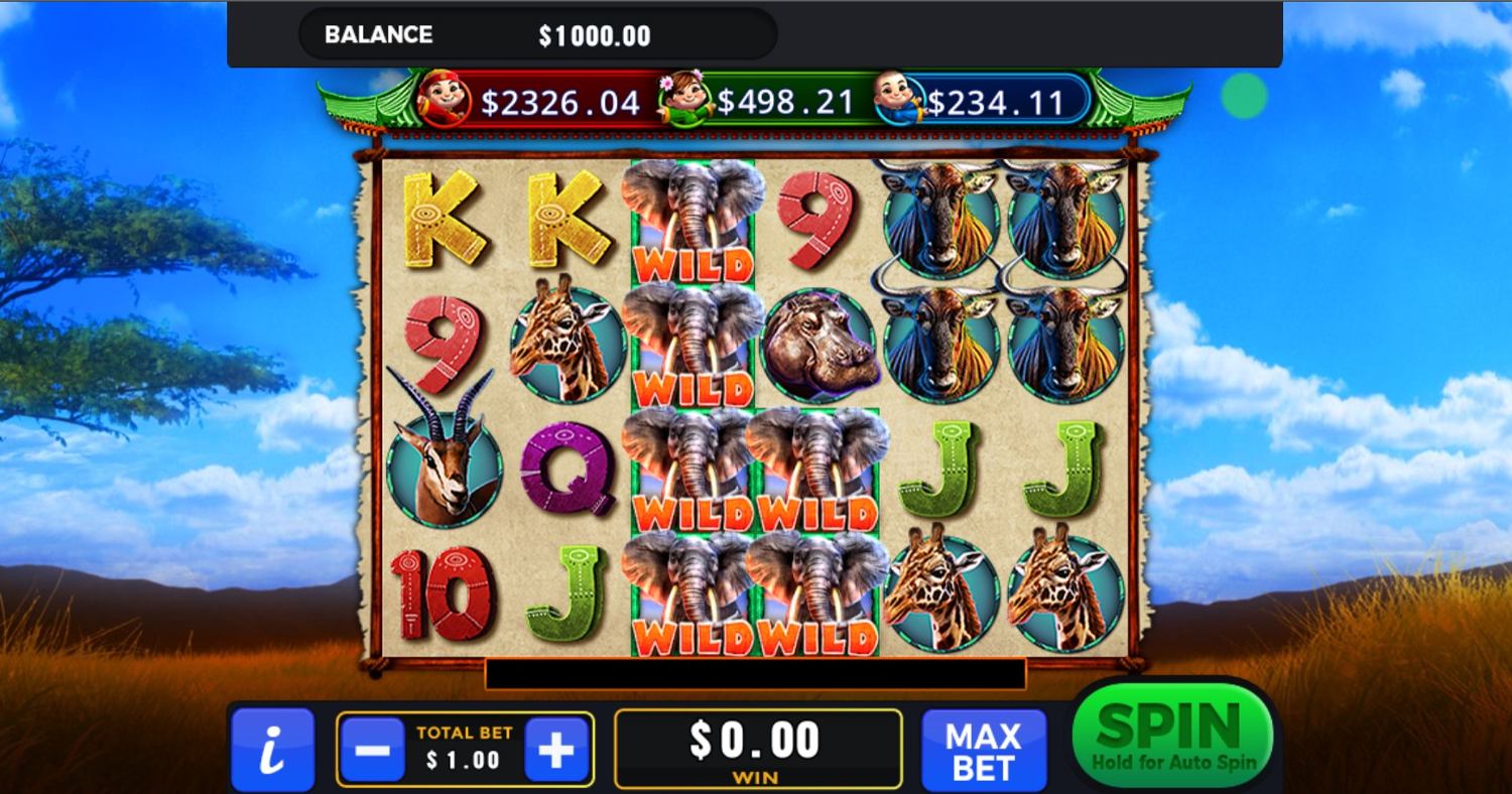 Serengeti Slot Gameplay