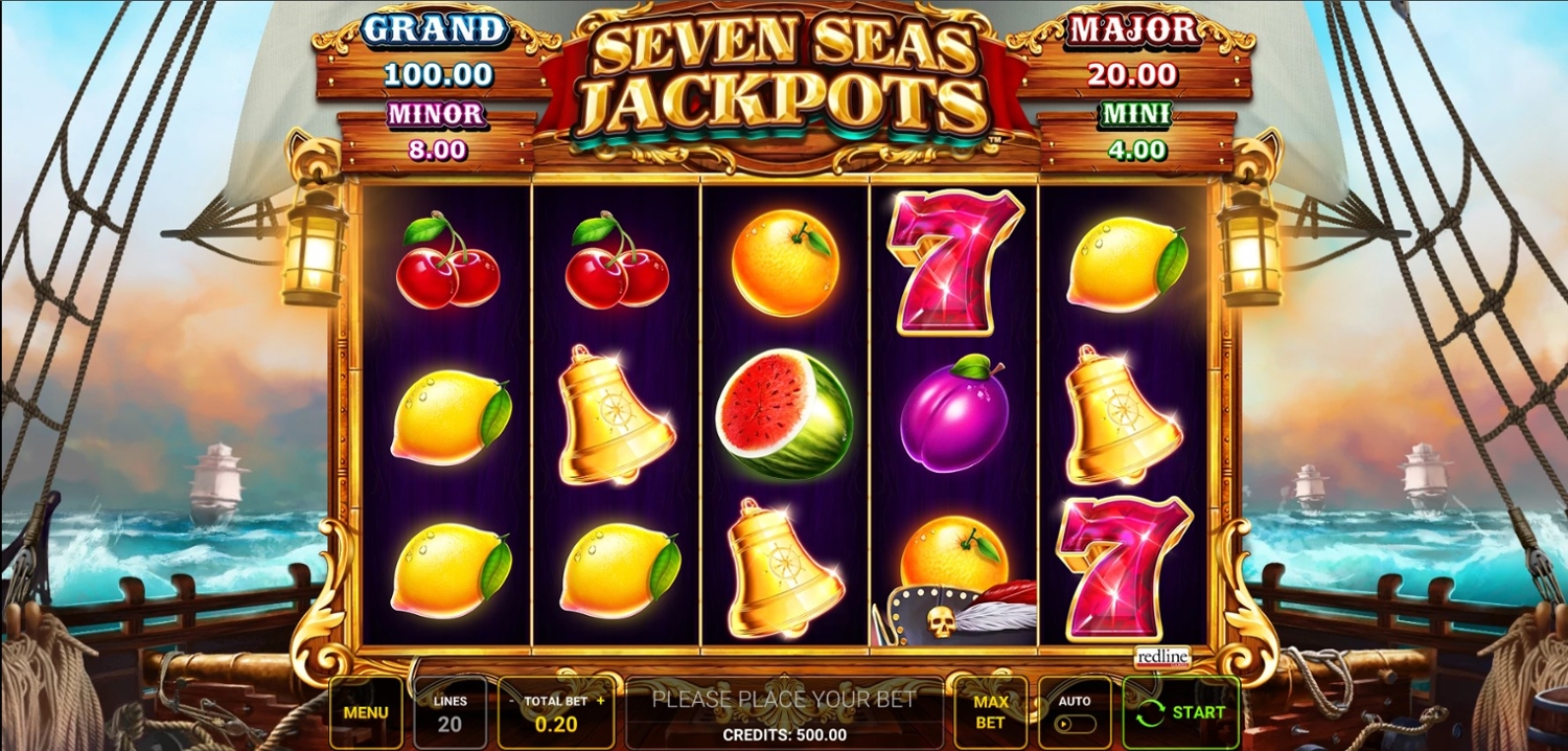 Seven Seas Jackpot Slot Gameplay