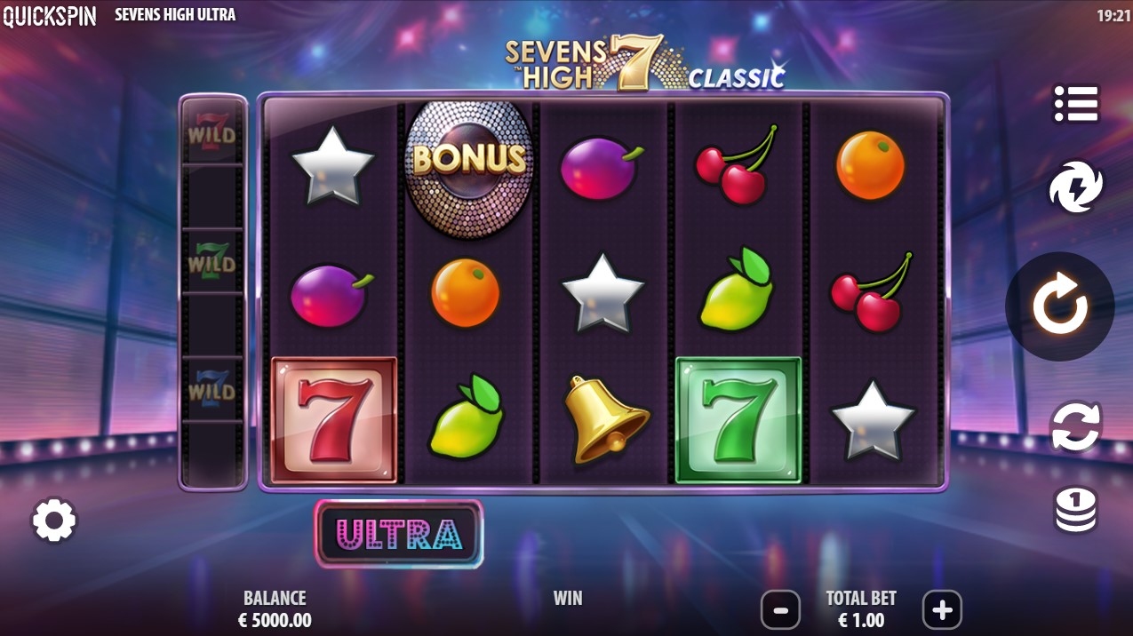 Sevens High Ultra Slot Gameplay