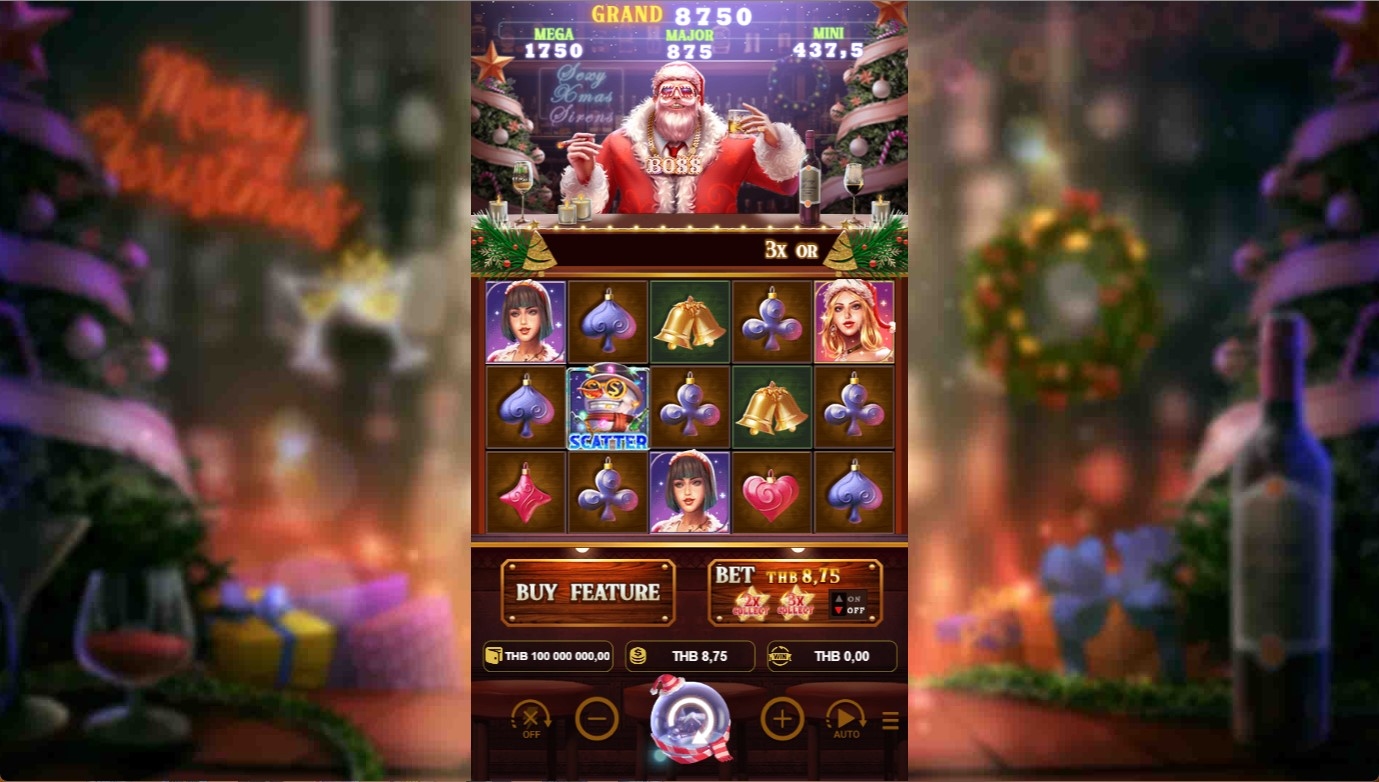 Sexy Christmas Sirens Slot Gameplay