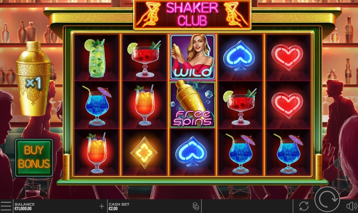 Shaker Club Slot Gameplay