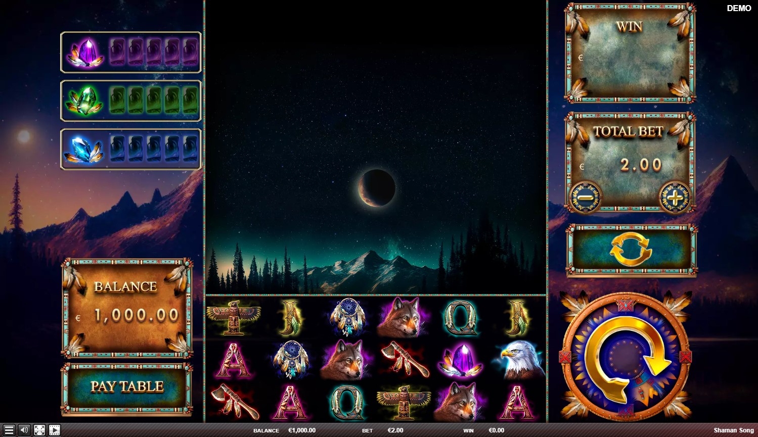 Shaman Song Slot Gameplay