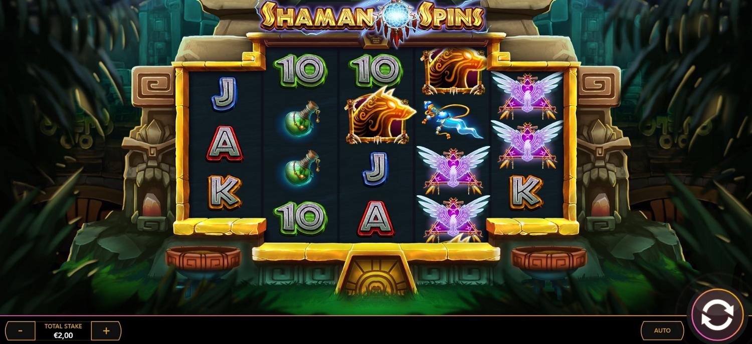Shaman Spins Slot Gameplay