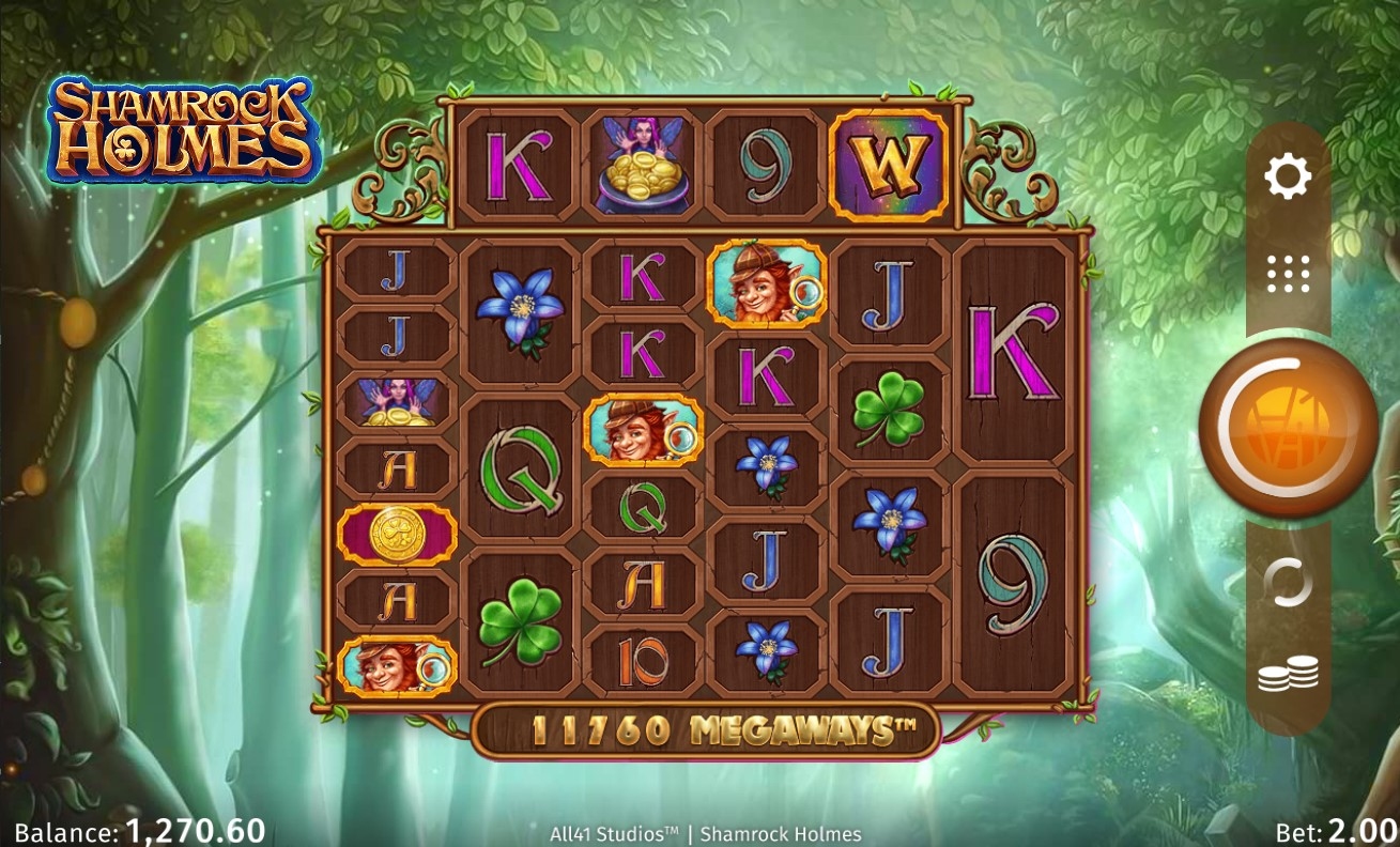 Shamrock Holmes MEGAWAYS Slot Gameplay