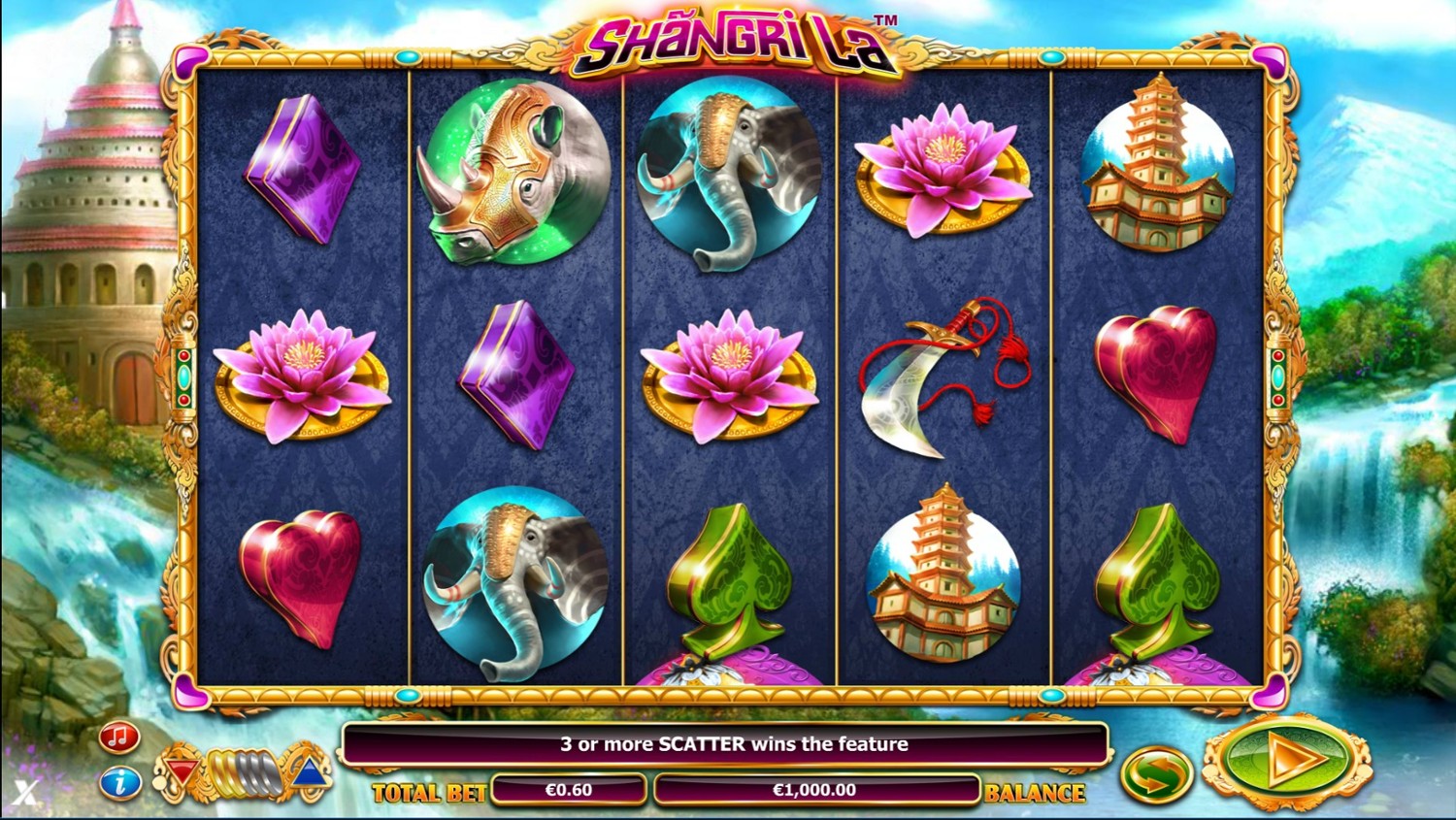 Shangri La Slot Gameplay