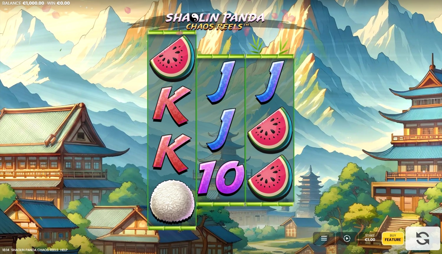 Shaolin Panda Chaos Reels Slot Gameplay