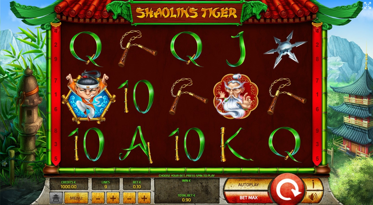 Shaolin Tiger Slot Gameplay