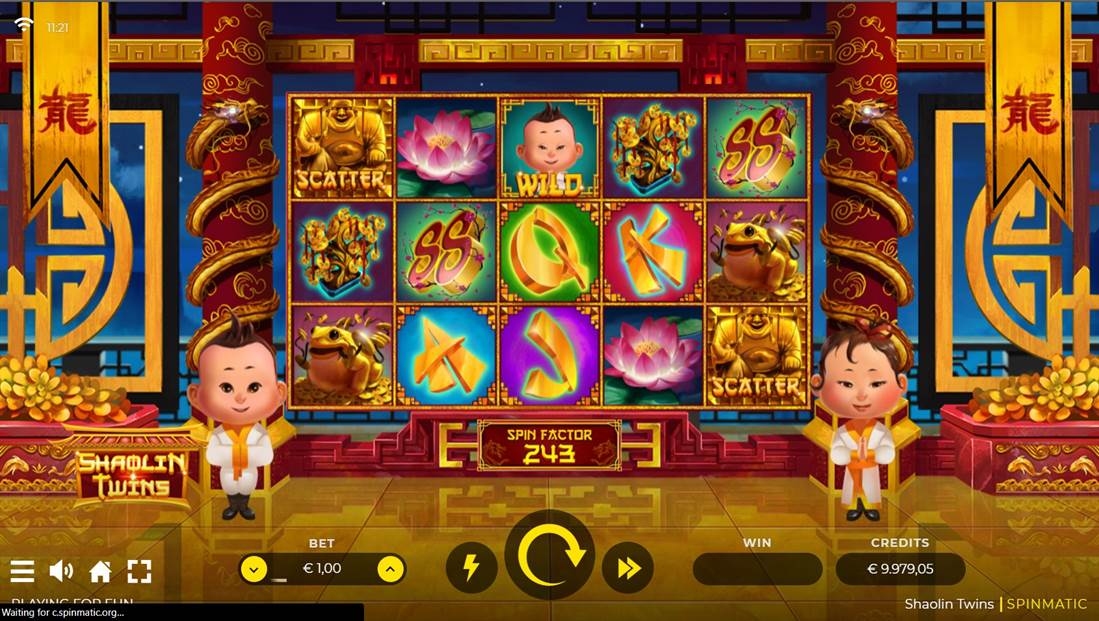 Shaolin Twins Slot Gameplay