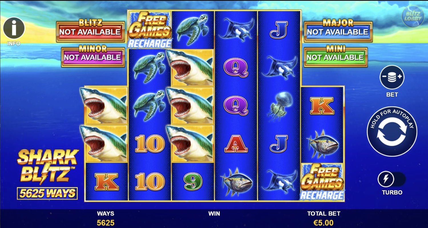 Shark Blitz Slot Gameplay