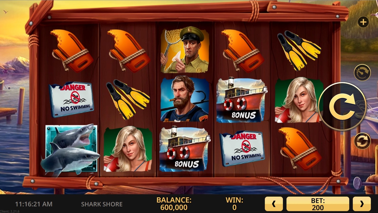 Shark Shore Slot Gameplay